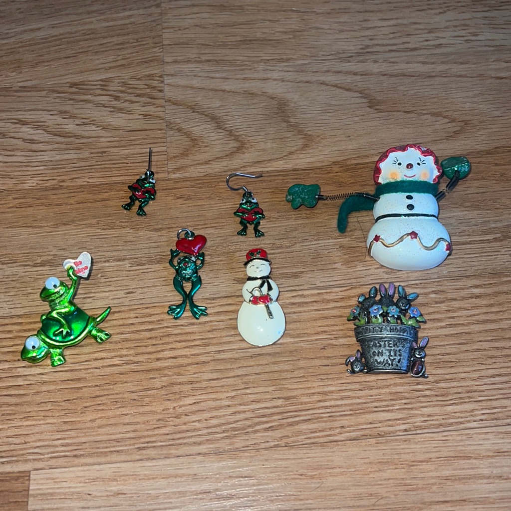 Holiday Pin/Earring/Necklace